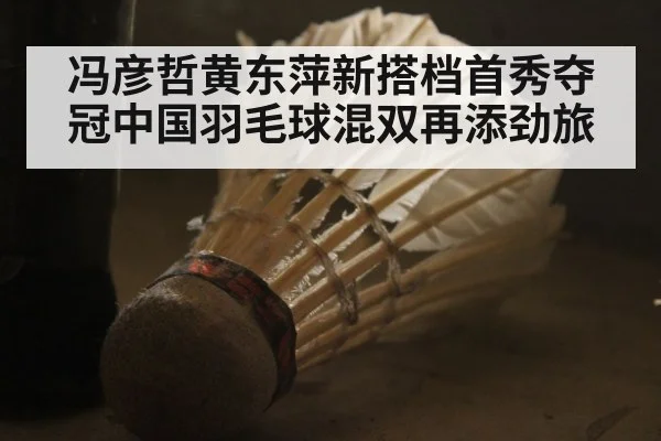 冯彦哲黄东萍新搭档首秀夺冠中国羽毛球混双再添劲旅